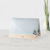 すぐに折り畳まれた招待状カード 招待状 (裏面)