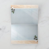 すぐに折り畳まれた招待状カード 招待状 (内部)