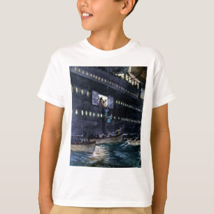 すぐに救命ボートへのRMSの巨大な脱出! Tシャツ