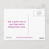 すぐに暖炉が元気になる ポストカード (裏面)