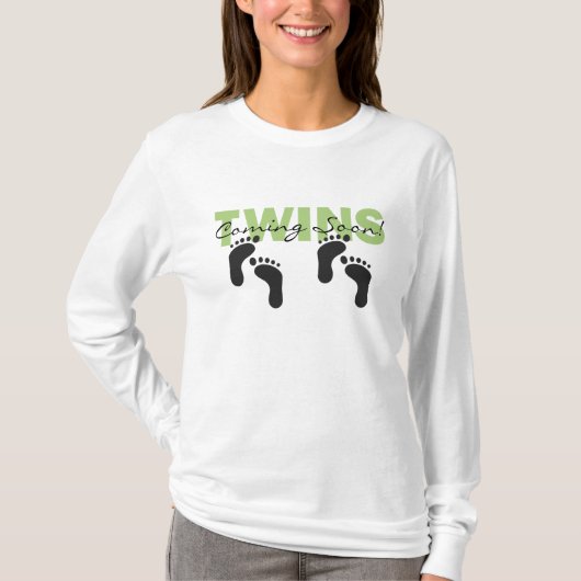 すぐに来ている双生児! Tシャツ (正面)