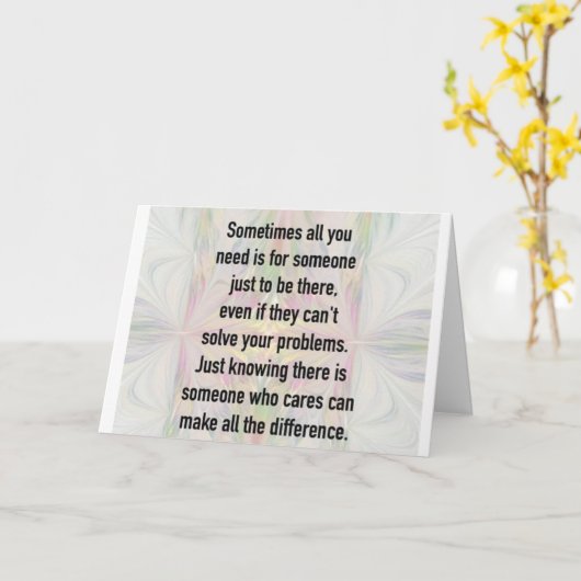 すぐに来ます カード (黄色い花)