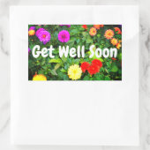 すぐに様々なDahlias #1-2シールを手に入れる 長方形シール (バッグ)