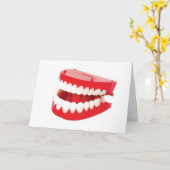 すぐに歯が鳴る カード (黄色い花)