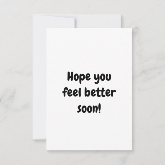 すぐに水の色のフラットグリーティングカードを取得 サンキューカード (裏面)