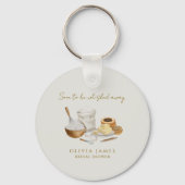 すぐに泡立つ遠くにブライダルシャワー キーホルダー (正面)