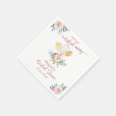 すぐに泡立つ遠くにブライダルシャワー スタンダードカクテルナプキン (角)