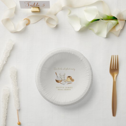 すぐに泡立つ遠くにブライダルシャワー ペーパーボウル (ウェディング)