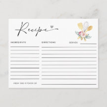 すぐに泡立て遠くにレシピカード