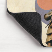 すぐに海軍大将のイ向こうずねの彫像のマウスパッド マウスパッド (コーナー)