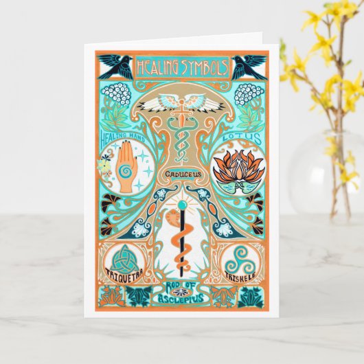 すぐに異教のウィッカ信者修復シンボルカードを取得 カード (黄色い花)