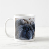 すぐに病気のパグ犬を飼う コーヒーマグカップ (左)