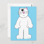 すぐに目の手術を受ける猫漫画 ポストカード (正面/裏面)