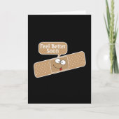 すぐに石膏と顔を取り戻おもしろいす カード (正面)