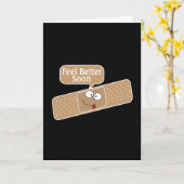 すぐに石膏と顔を取り戻おもしろいす カード (黄色い花)