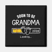 すぐに祖母になる2026妊娠発表をロード マグネット (正面)