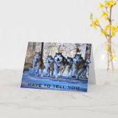 すぐに立ち上がって走り回って カード (黄色い花)