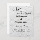 「すぐに結婚したセーブ・ザ・デート案内 セーブザデート (正面/裏面)