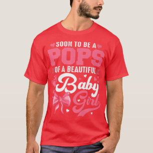 すぐに美しい赤ん坊の女の子のポップになる Tシャツ