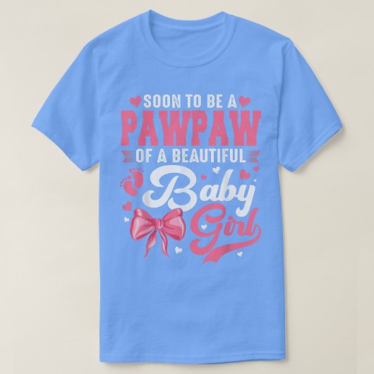 すぐに美しい赤ん坊の少女の前足になる Tシャツ (デザイン正面)