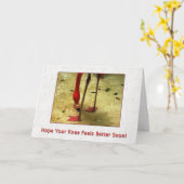 すぐに膝の手術が上手になる カード (黄色い花)