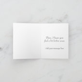 すぐに良いカードを得感じる – 天気の下で？ カード (内部)