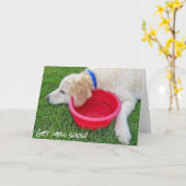 すぐに良くなる カード (黄色い花)