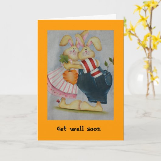 すぐに良くなる カード (黄色い花)