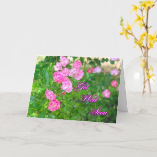 すぐに良くなる カード (黄色い花)