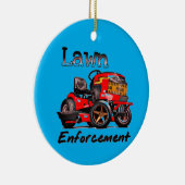 すぐに芝生から降りる セラミックオーナメント (右)