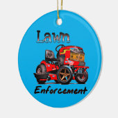 すぐに芝生から降りる セラミックオーナメント (左)