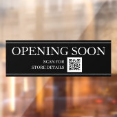 すぐに開くQRコード、メッセージ、白黒 ウィンドウサイン (シート2)