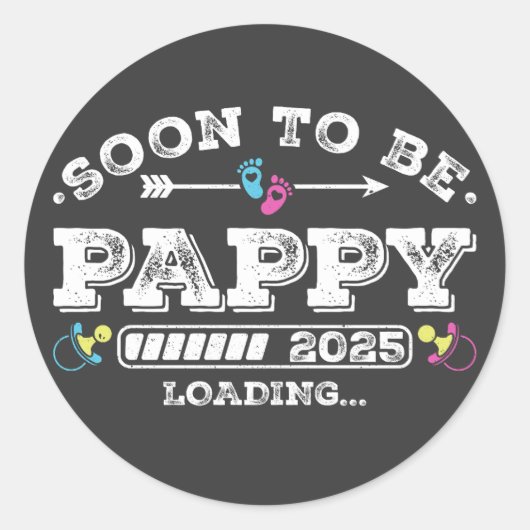 すぐに2025の読み込みPappy ラウンドシール (正面)