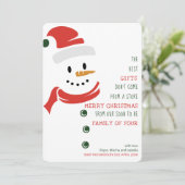 すぐに4つの雪だるま妊娠の家族になる シーズンカード (スタンド正面)