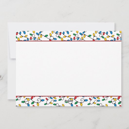 すぐに4人のタイポグラフィの家族になるカラフル シーズンカード (裏面)