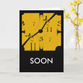 すぐに カード (黄色い花)