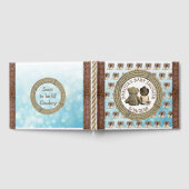 すぐにbリル"カウボーイベビーシャワーゲストブック ゲストブック (全面)