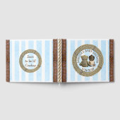 すぐにbリル"カウボーイベビーシャワーゲストブック ゲストブック (全面)