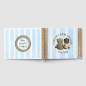 すぐにbリル"カウボーイベビーシャワーゲストブック ゲストブック (全面)