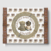 すぐにbリル"カウボーイベビーシャワーゲストブック ゲストブック (正面)