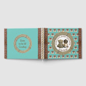 すぐにbリル"カウボーイベビーシャワーゲストブック ゲストブック (全面)