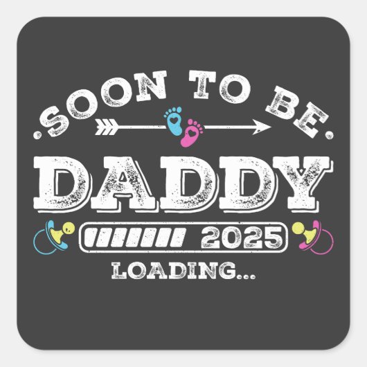 すぐにDaddy 2025ロードする スクエアシール (正面)