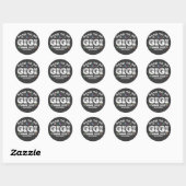 すぐにGigi 2025のロードする ラウンドシール (シート)