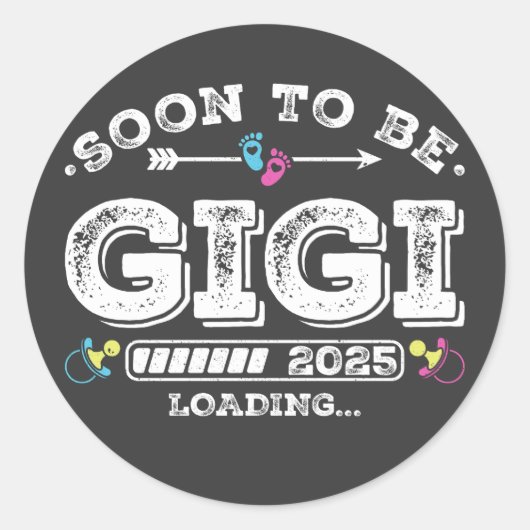 すぐにGigi 2025のロードする ラウンドシール (正面)