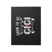 すぐにGigi Est 2022フローラ新しいおばあちゃん母になる ノートパッド (回転)