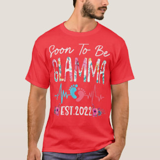 すぐにGlamma Est 2022フローラ母おもしろいD Tシャツ