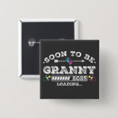 すぐにGranny 2025へのロード正方形のボタン 缶バッジ (正面&裏面)