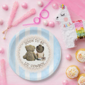 すぐにLil'カウボーイベビーシャワー紙プレート ペーパープレート (パーティー)