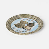 すぐにLil'カウボーイ赤ちゃんシャワーケーキプレート ペーパープレート (アングル)