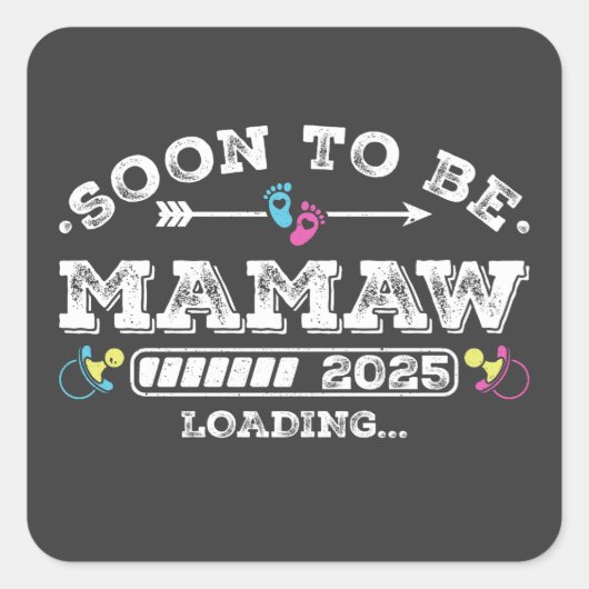 すぐにMamaw 2025のロードする スクエアシール (正面)